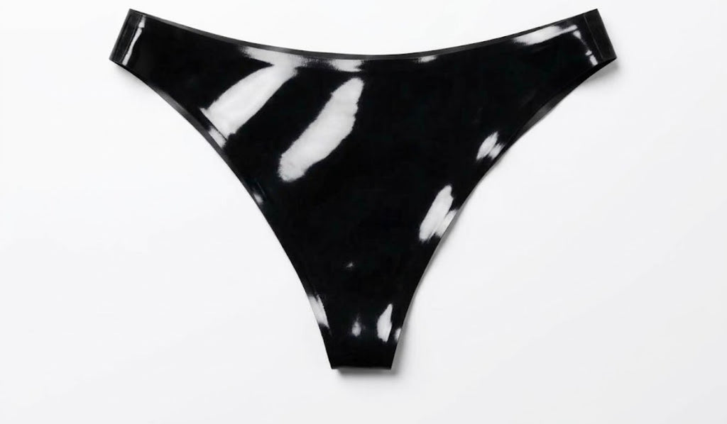 Ladies Latex Babette Thong