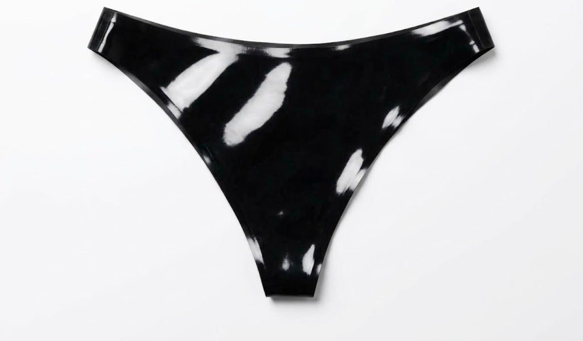 Ladies Latex Babette Thong