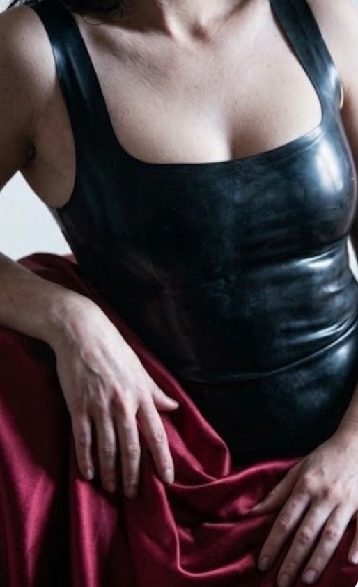 Ladies Latex Amelie Dress
